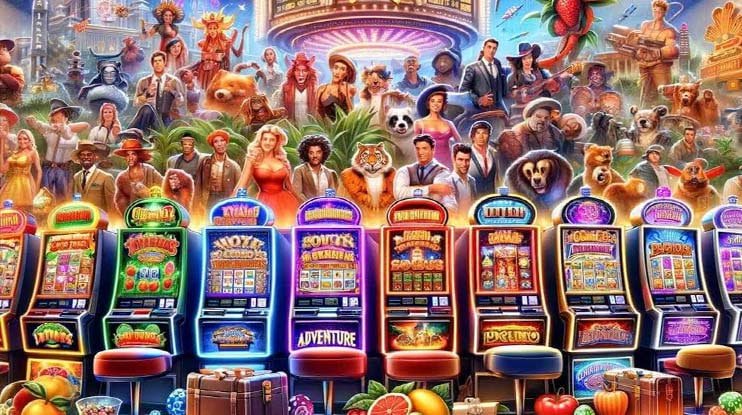 pinasjili game lobby overview showing slots and live casino categories